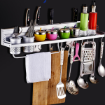 Aluminium kitchen organiger